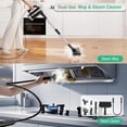 thumbnail image 6 of Detachable Handheld Steam Cleaner with 380mL Tank 260 ℉   Multi-Purpose Floor Steamer for Hardwood Tile Grout Windows Bath Kitchen 3-Level Steam Control, 6 of 8