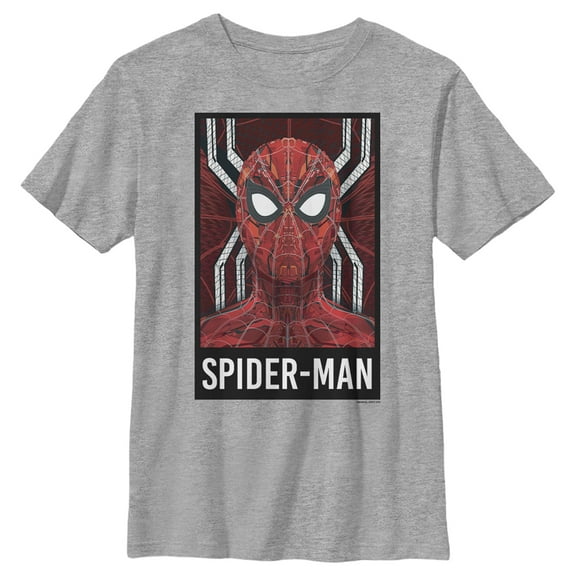 Boy's Marvel Spider-Man: Far From Home Tech Suit Graphic Tee Athletic Heather Medium