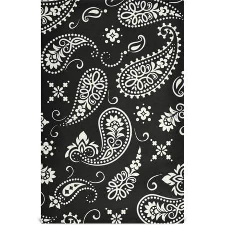 

Hyjoy Paisley Flower Kitchen Dish Towel Set of 4 Super Absorbent Soft Drying Cloth Tea Bar Towels 28 x 18 Inch