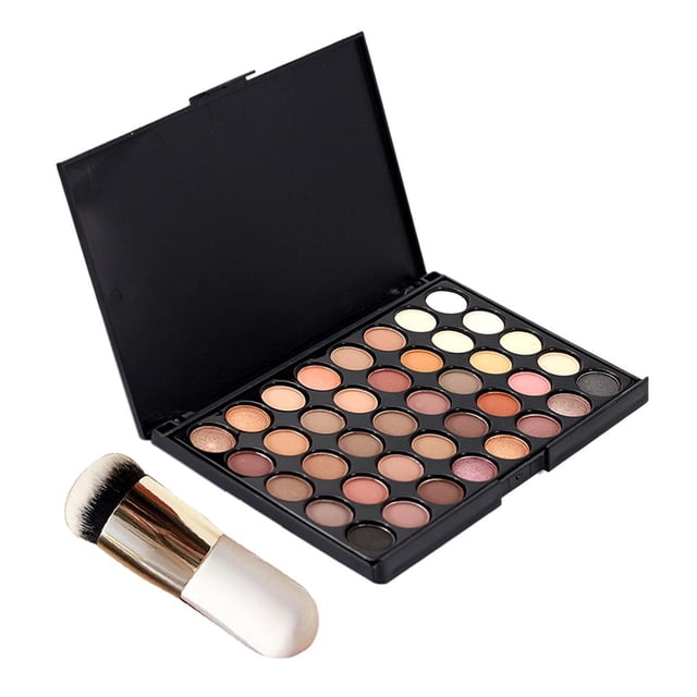 40 Colores Sombreador de Ojos en Polvo + Cepillo Cosmético profesion Fundación Salvador Dali Paleta de sombra de ojos