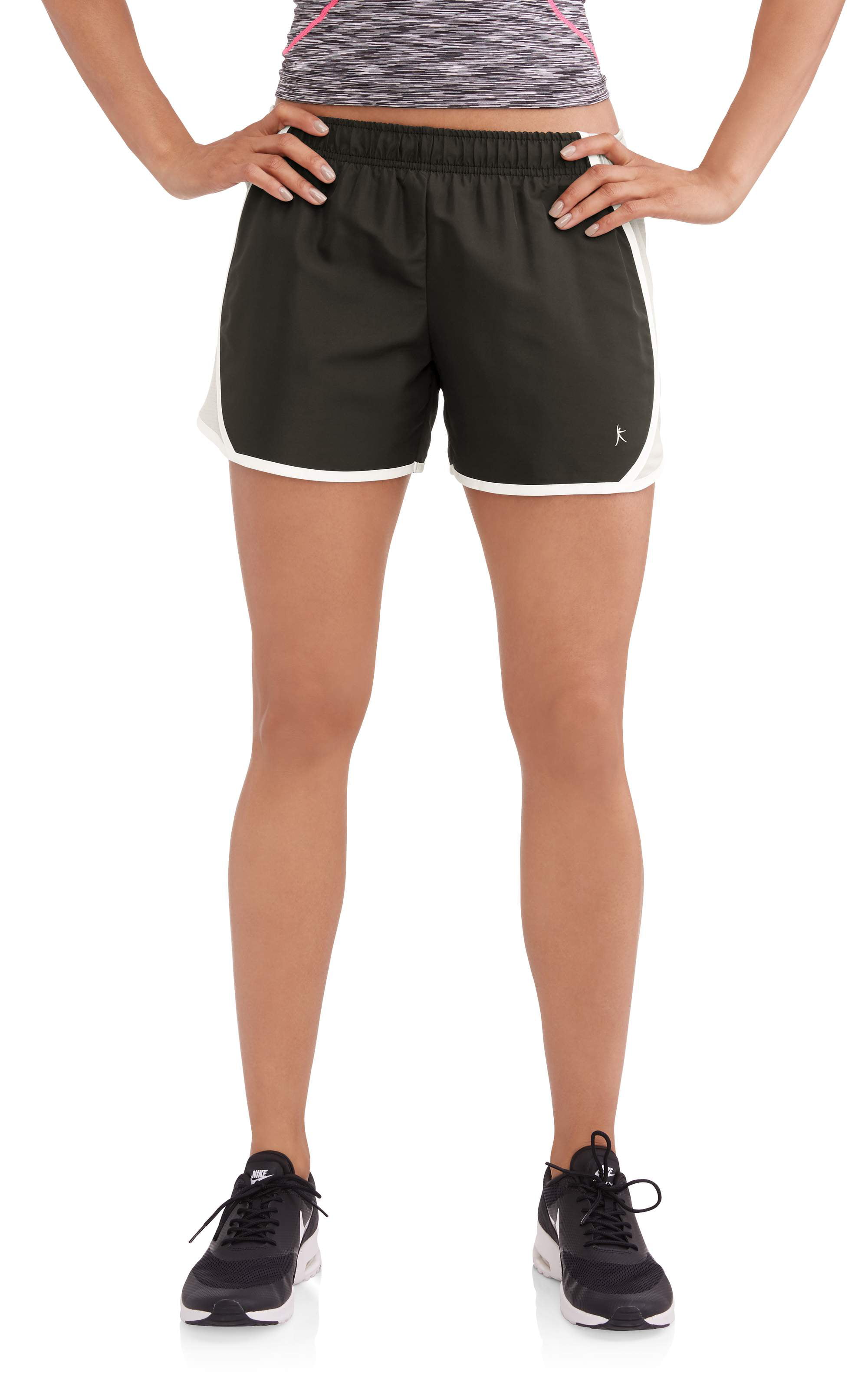 Women's Active Woven Running Shorts With Built-In Liner - Walmart.com
