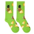 thumbnail image 5 of Cool Socks Pineapples Fun Fruit Print Novelty Crew Socks for Women, 5 of 6