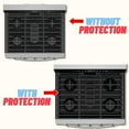 thumbnail image 4 of Premium Plus Stove Protectors for Whirlpool Gas Range Model WFGS7530RZ, Custom Cut, Easy to Clean Stove Liner, Made in the USA., 4 of 7