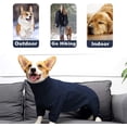 thumbnail image 6 of Dog Coat Dog Jackets Polar Fleece Pet Windproof Dog Sweater Pets Apparel Warm Fleece Padded Winter Dogs Coats Puppy Small Medium Large Dog Clothes for Dog, 6 of 8
