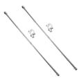 thumbnail image 1 of Raindrops 2Pcs High Strength Steel Flag Pole Kit for Bike and Motorcycle with Adjustable Telescoping Handlebar Mount, 1 of 8
