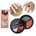 thumbnail image 4 of 3 colores pegamento sólido de uñas crema sólida arte de uñas 01 Zulema Esmalte de uñas sólido, 4 of 8