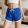 thumbnail image 3 of RYDCOT 3 Pack: Women's Pajama Shorts Sleep Lounge Sweatshorts Comfy Sleepwear Bottoms (Available In Plus Size) Blue, 3 of 6