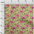 thumbnail image 2 of oneOone Viscose Jersey Olive Green Fabric Tropical Quilting Supplies Print Sewing Fabric By The Yard 60 Inch Wide, 2 of 5