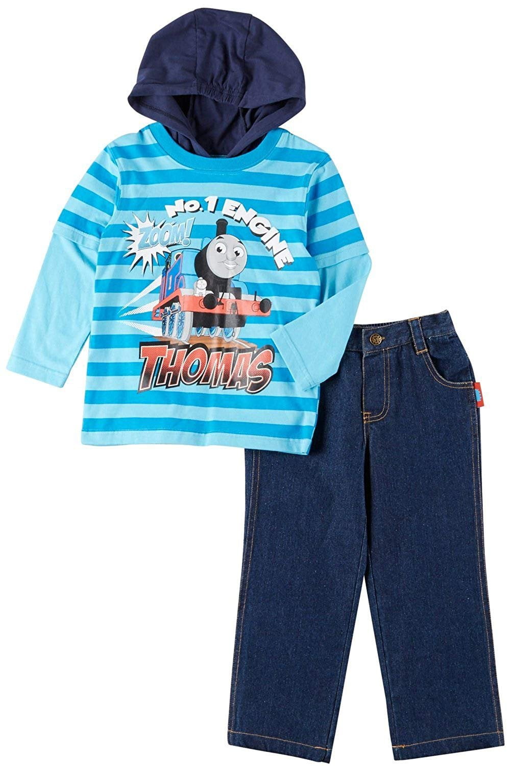 Thomas The Train Little Boys' Toddler Boys 2 Piece Set 4T