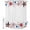 Blue Red Beige, variant on 4th of July Shower Curtain Set - Small 36" x 72" Washable Bathtub Curtain with 12 Hooks, Independence Day Star American Waterproof Fabric Stall Shower Curtains for Bathroom/Bathtub Décor