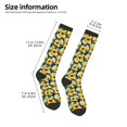 thumbnail image 2 of Naloa Insects Of Flowers Knee Socks, High Socks Long Stretchy Sock Women Knee High Stocking, Long Socks for Women, 2 of 6