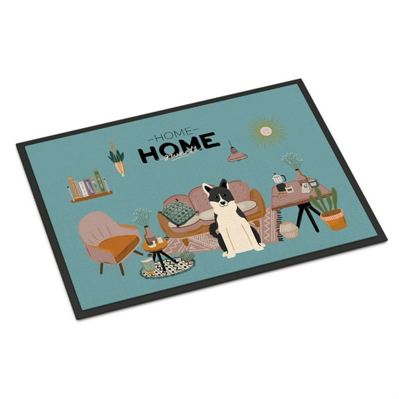 Russo-European Laika Spitz Sweet Home Door Mat