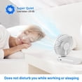thumbnail image 2 of Portable Handheld Fan, Foldable Pocket Fan with 3000 mAh Battery, Mini Desk Fan, Rechargeable USB Fan, 3 Speed Wind, Personal Small Fan, Strong Airflow, Super Quiet, for Girl, Women, Outdoor, Indoor, 2 of 6