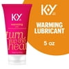 K-Y Warming Jelly Lube, Sensorial Personal Lubricant, Glycol Based Formula, Safe to Use with Latex Condoms, For Men, Women and Couples, 5 FL OZ