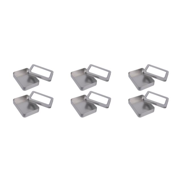 Wosthever 2 unids/set contenedor de almacenamiento caja de lata solución de almacenamiento versátil y confiable contenedores de caja de Type1 NO1