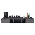 thumbnail image 3 of Mueble para TV de 65 Hogare Centro De Entretenimiento Flotante Color Negro Gris, 3 of 7