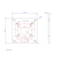 thumbnail image 2 of TFixol Aluminum Router Table Insert Plate Red Universal Trimming Machine Flip Board for Woodworking Benches Router Table Plate, 2 of 7