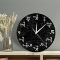 thumbnail image 6 of Math Clock 12" Mathematical Equations Wall Clock for Classroom, 6 of 8