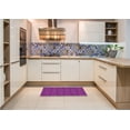 thumbnail image 6 of Ahgly Company Machine Washable Indoor Rectangle Transitional Dark Magenta Purple Area Rugs, 5' x 8', 6 of 7