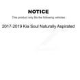 thumbnail image 2 of Transit Auto Front Rear Hub Bearings Assembly Disc Brake Rotors and Ceramic Pads Kit (10Pc) for Car 2017-2019 Kia Soul Naturally Aspirated - Left Right Side (Driver Passenger) KBB-126908, 2 of 11