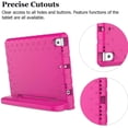 thumbnail image 4 of For iPad 7th Generation Case for Kids with Tempered Glass Screen Protector – iPad 10.2 inch 2019 Case for Kids Shock Proof Protective Heavy Duty Cover with Handle Stand for 2019 Apple iPad 10.2 Pink, 4 of 11