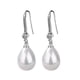 thumbnail image 2 of Joyas Pendientes de gota de agua con colgante de perla ovalada Pendientes de novia Pendientes, 2 of 5
