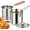 3 Piece set, variant on Stainless Steel Deep Fryer Set, Small Pot with Handle, Strainer Basket & Oil Container Personal Mini Deep Fryer for Fries, Fish, Chicken (2 PCS)