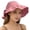 Brick Red, variant on Summer Hot Sales Under $5 Brick Red Sun Hat for Outdoor GIJNRIUIUA Women Crownless Hat Wide Brim Bowknot Bucket Sun Hat Cowboy Hat