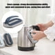 thumbnail image 5 of Cateissary Esponja de esmeril frotando cocina mágica descontaminación cepillo de limpieza tazón olla de con mango lijado oxidado Suministros de limpieza para el hogar azul oscuro, 5 of 6