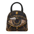 thumbnail image 1 of Balery Mystical Golden Eye Bolsa de Almuerzo para Mujeres, Caja de Almuerzo, Bolsa de Almuerzo Pequeña Impermeable, Tote de Almuerzo Reutilizable con Gran Capacidad, 1 of 6