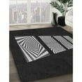 thumbnail image 3 of Ahgly Company Machine Washable Indoor Rectangle Transitional Night Black Area Rugs, 5' x 8', 3 of 7