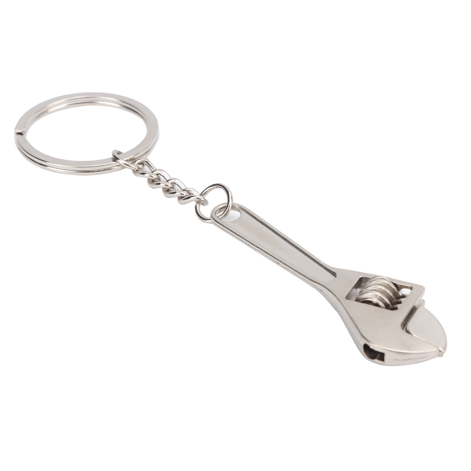 Portable Adjustable Wrench Keychain Wit Chain Decoration for Removing Small Part 