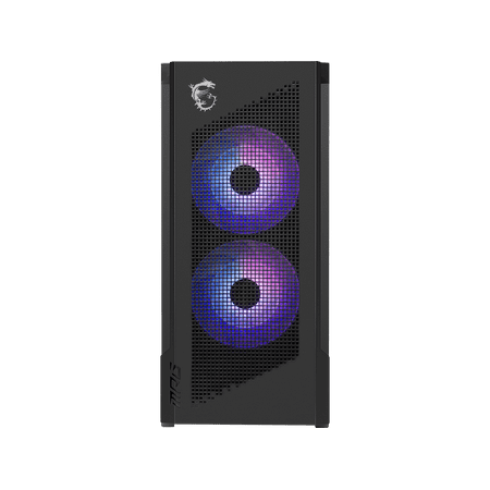 MSI - MPG VELOX 300R ATX Mid-Tower PC Case - Black