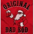 thumbnail image 2 of Funny Christmas Santa OG Dad Bod Men's Graphic T Shirt Tees Brisco Brands M, 2 of 6