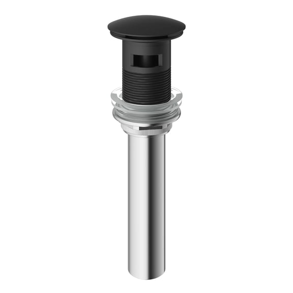 VIGO 1-3/4 in. Bathroom Sink Pop-Up Drain with Overflow in Matte Black - VG16002MB