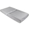 Waterproof Plush Velvet Change Pad Cover Solid Grey