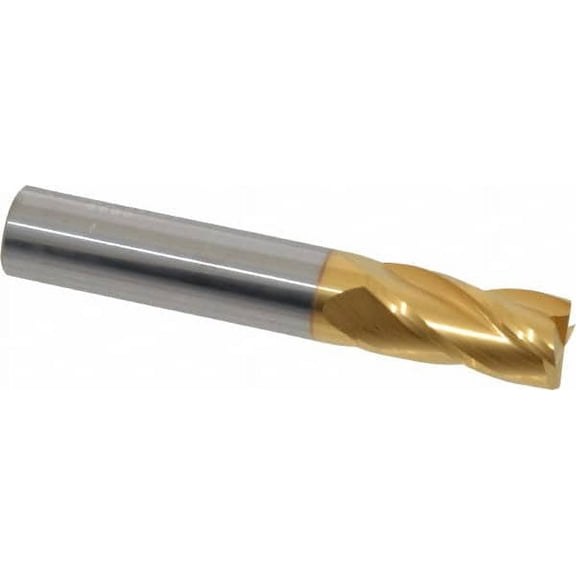 1/2", 1" LOC, 1/2" Shank Diam, 3" OAL, 4 Flute, Solid Carbide Square End Mill