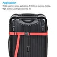 thumbnail image 5 of Uxcell 2m Adjustable with Quick Release Buckle Luggage Straps, Red 3 Pack, 5 of 5