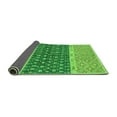 thumbnail image 2 of Ahgly Company Indoor Rectangle Oriental Green Modern Area Rugs, 8' x 12', 2 of 4