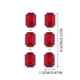 thumbnail image 3 of Fashionable Long Multi Layered Square Glass Diamond Earrings Women's Simple Light Luxury Banquet Earrings, 3 of 6