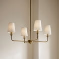 thumbnail image 5 of 52520BNB Kichler Lighting Pallas - 4 Light Chandelier In Traditional Style-13.75 Inches Tall and 25 Inches Wide-Brushed Natural Brass Finish, 5 of 9