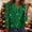 Green, variant on Womens Glitter Sequin Tops Loose V Neck Long Sleeve Shimmer Party Shirts Trendy Dressy Glitter Going Out Blouses Tops