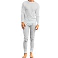 thumbnail image 6 of Ventana Men's Thermal Sets Waffle Knit Long Johns 2 Piece Underwear Top & Pants Pajama, 6 of 7