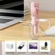 thumbnail image 4 of Mini Humidifier Spray Handheld Fan, Rechargeable USB Fan, 4 Adjustable Wind Speeds, Portable Handheld Fan (Purple), 4 of 5