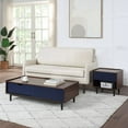 thumbnail image 2 of Duane End Table and Coffee Table from Engineered Wood in Dark Brown & Navy Blue, 2 of 11