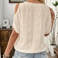 thumbnail image 4 of ZJXFGS Women's Off Shoulder T Shirt Off The Shoulder Tops Short Sleeve Tees 2025 Casual Fall Fashion Clothes Gold XL, 4 of 5