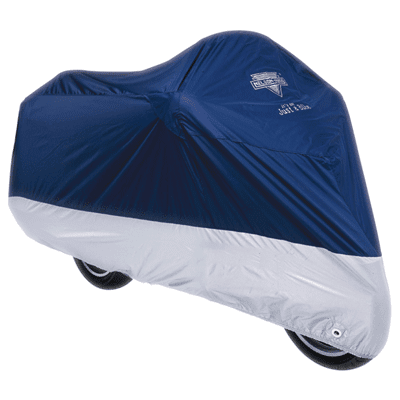 Nelson Rigg Deluxe Motorcycle Cover - Nelson Rigg MC902XL Navy/Silver Deluxe All-Season Cover for Motorcycle Size XL
