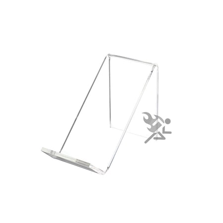 2-3/4" Clear Acrylic Slanted Display Stand Easel Qty 10