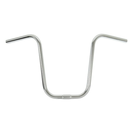 13" U 25.4mm Bike Handle Bars Chrome