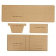 thumbnail image 4 of DIY Leather Wallet,  Strong And Durable Leather Craft Template, For DIY Or Professional Leather Crafts Hand-Made Wallet Template, 4 of 8